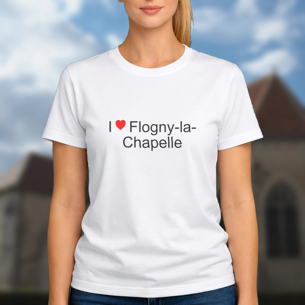 T-shirt I love Flogny-la-Chapelle