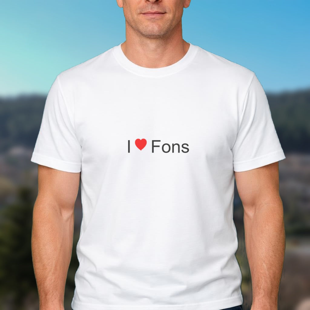 T-shirt I love Fons (07)