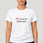 T-shirt I love Fontaine-Bellenger