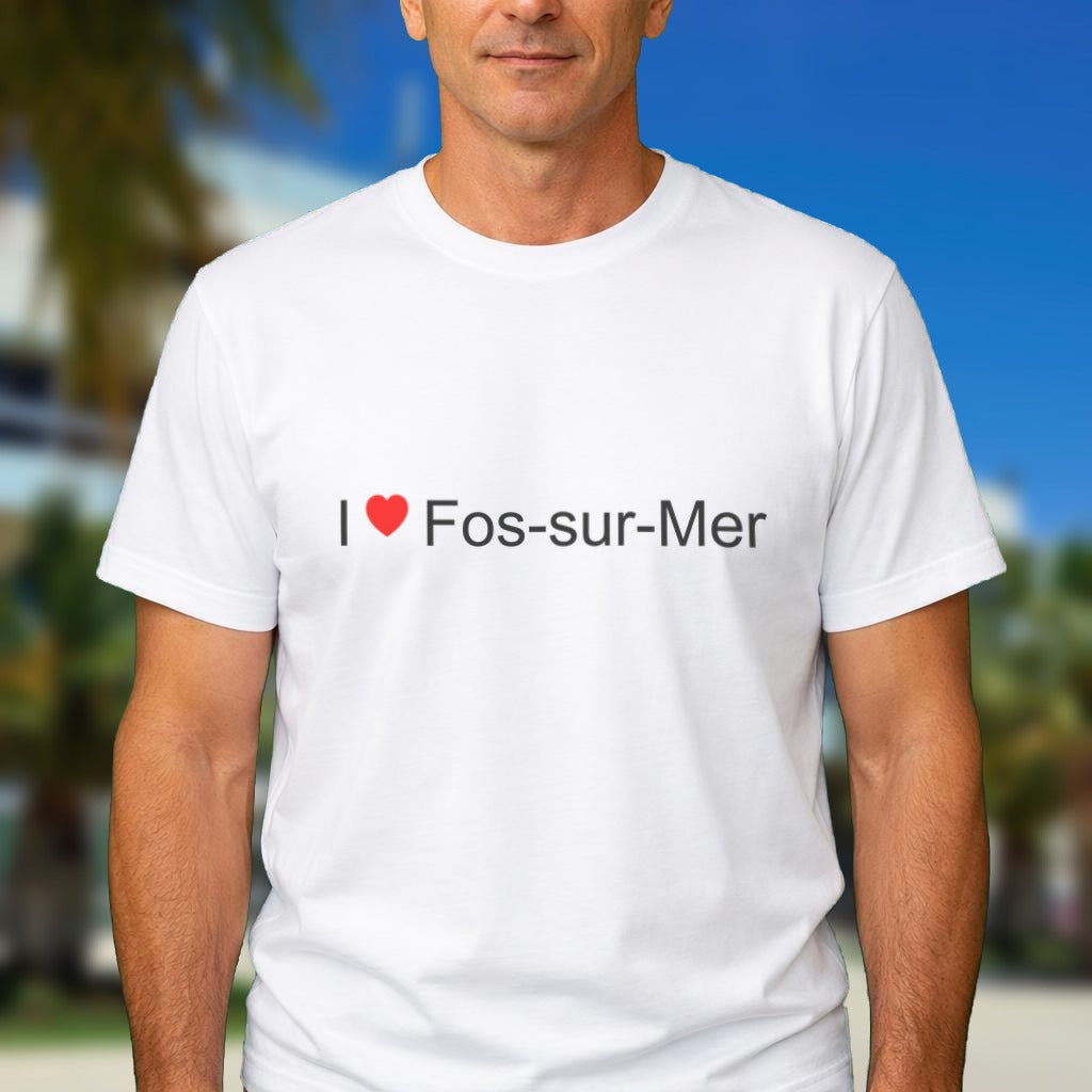 T-shirt I love Fos-sur-Mer porté