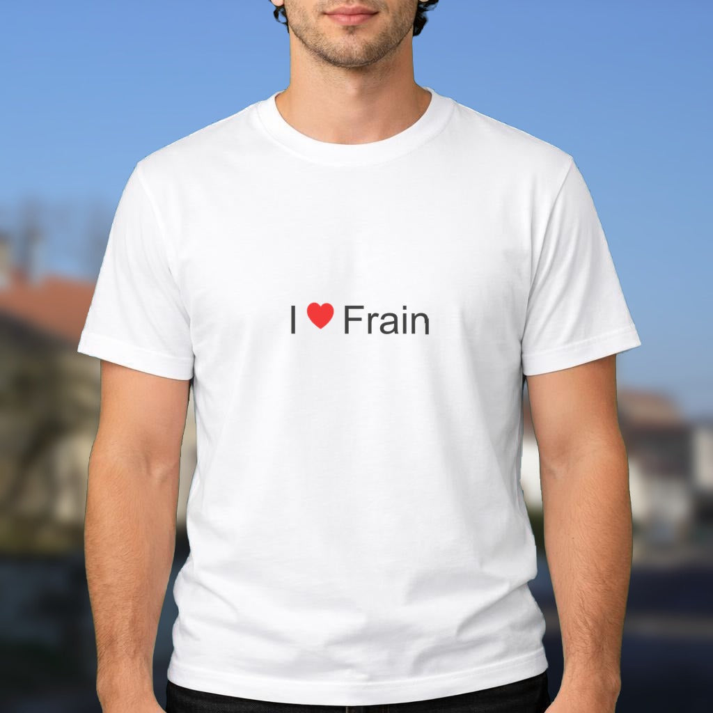 T-shirt I love Frain