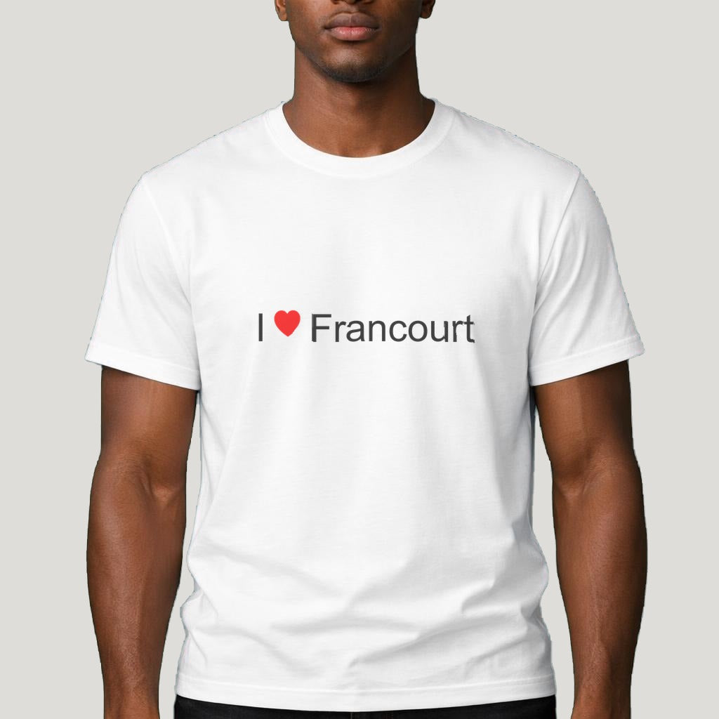 T-shirt I love Francourt