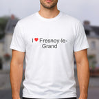 T-shirt I love Fresnoy-le-Grand porté