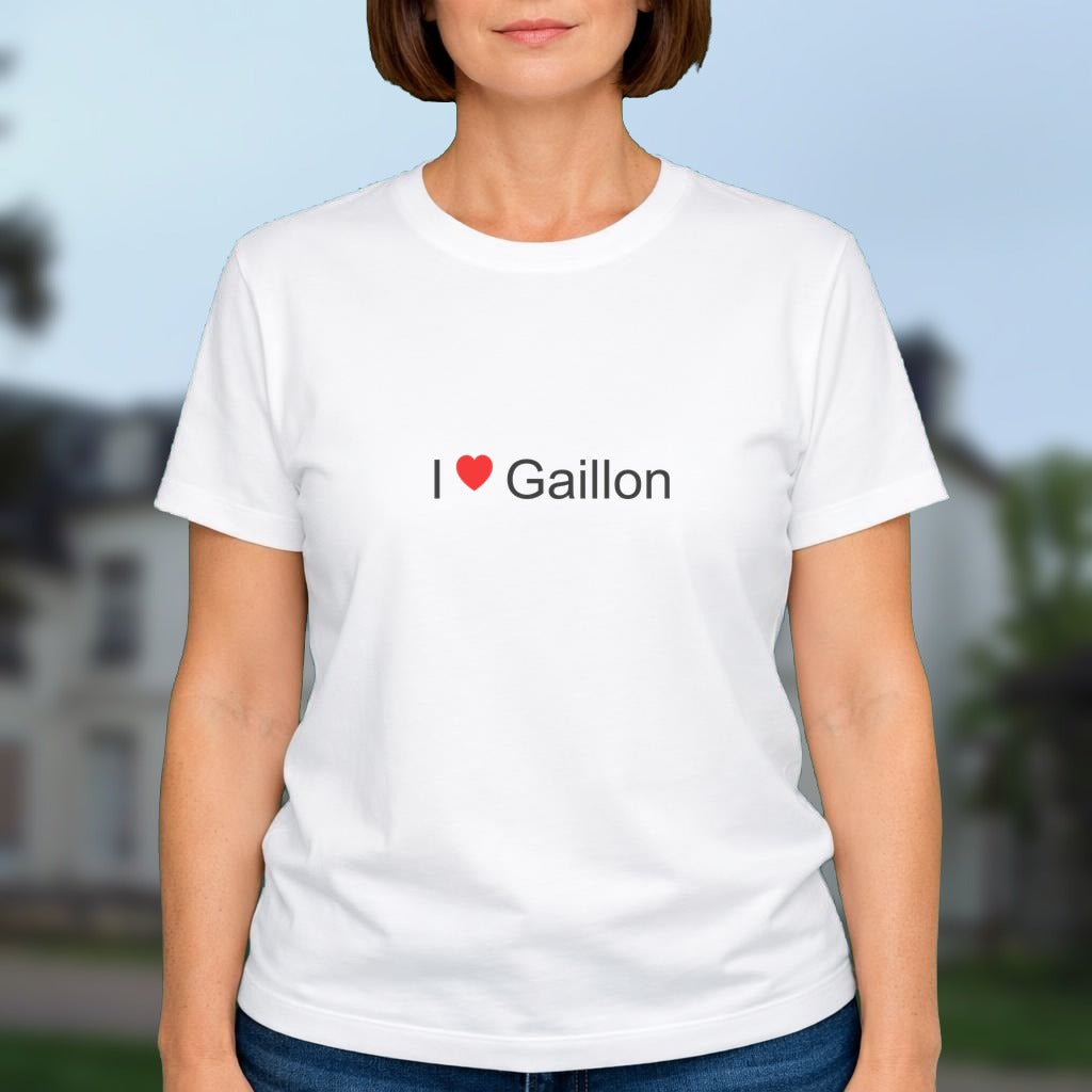 T-shirt I love Gaillon