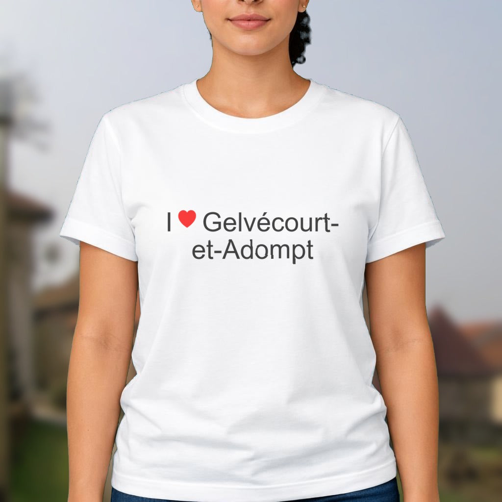 T-shirt I love Gelvécourt-et-Adompt