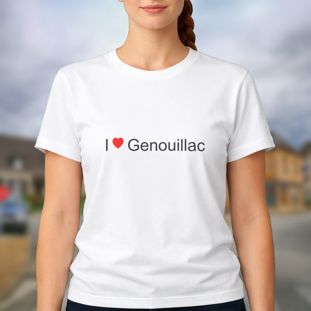 T-shirt I love Genouillac