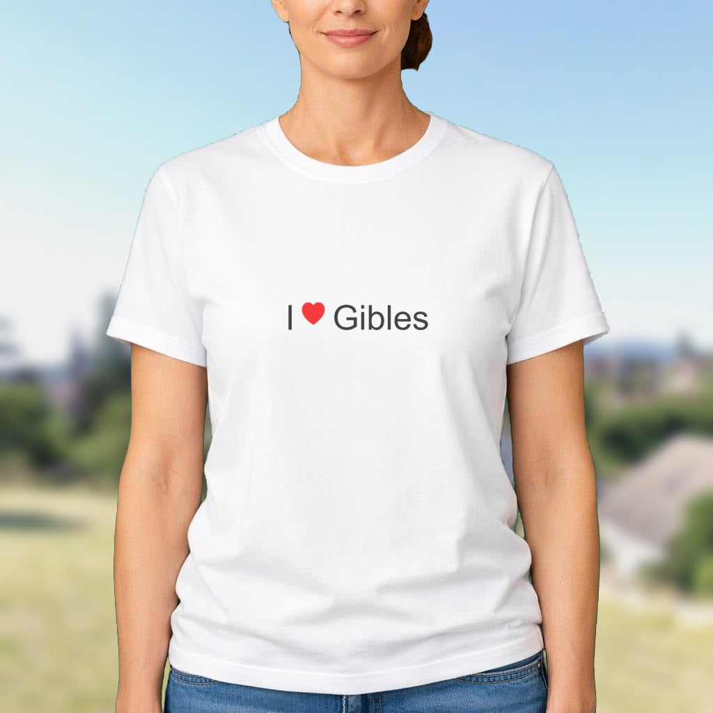 T-shirt I love Gibles