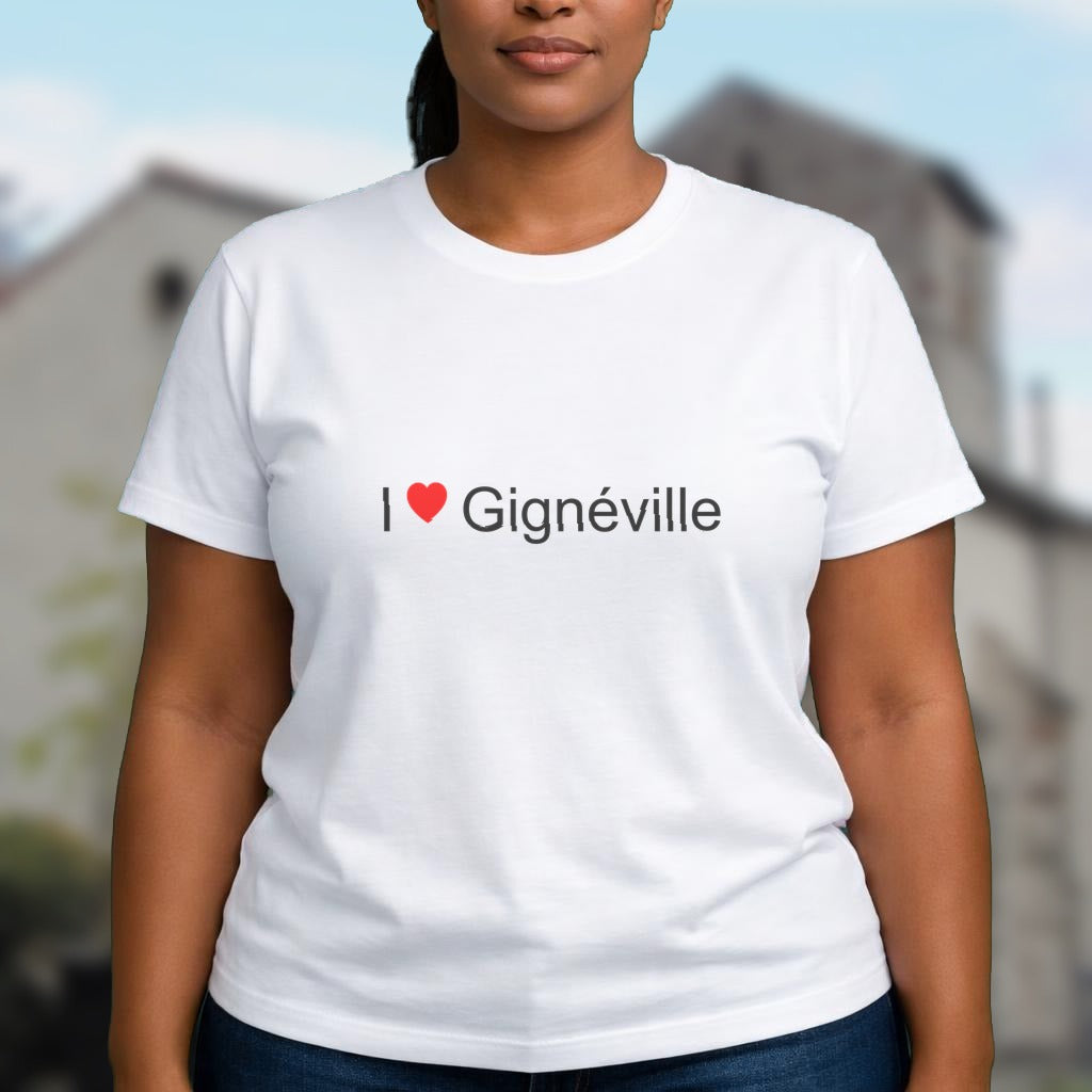 T-shirt I love Gignéville