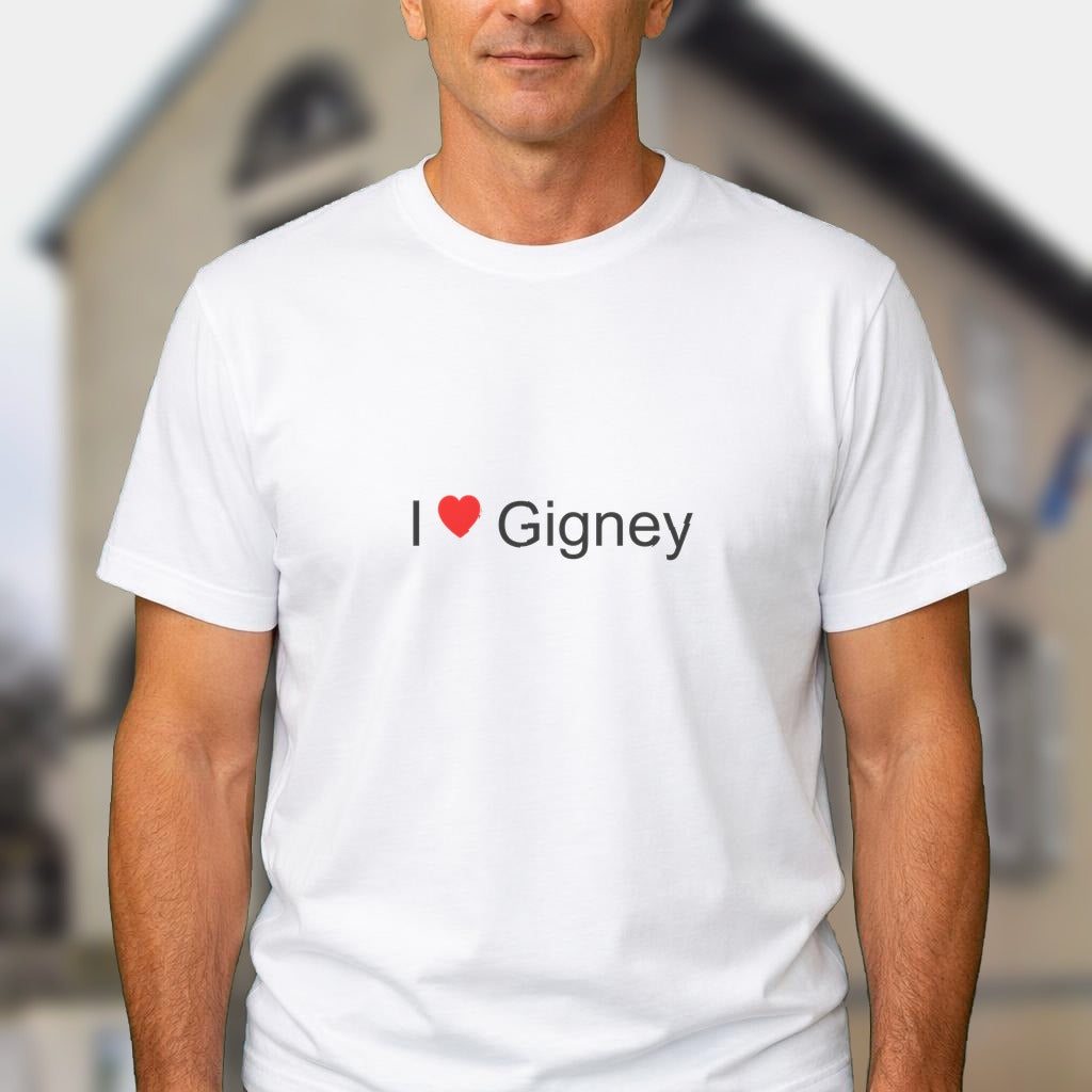 T-shirt I love Gigney
