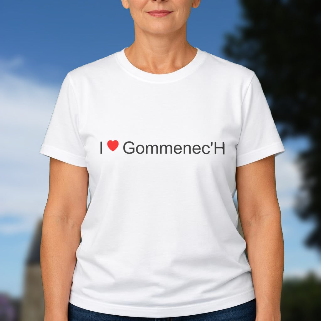 T-shirt I love Gommenec'H