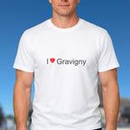 T-shirt I love Gravigny