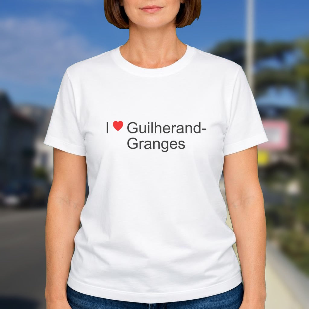 T-shirt I love Guilherand-Granges porté