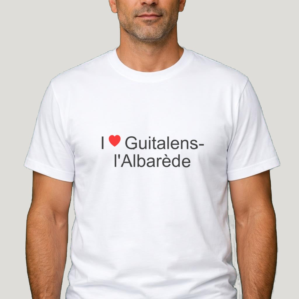 T-shirt I love Guitalens-l'Albarède