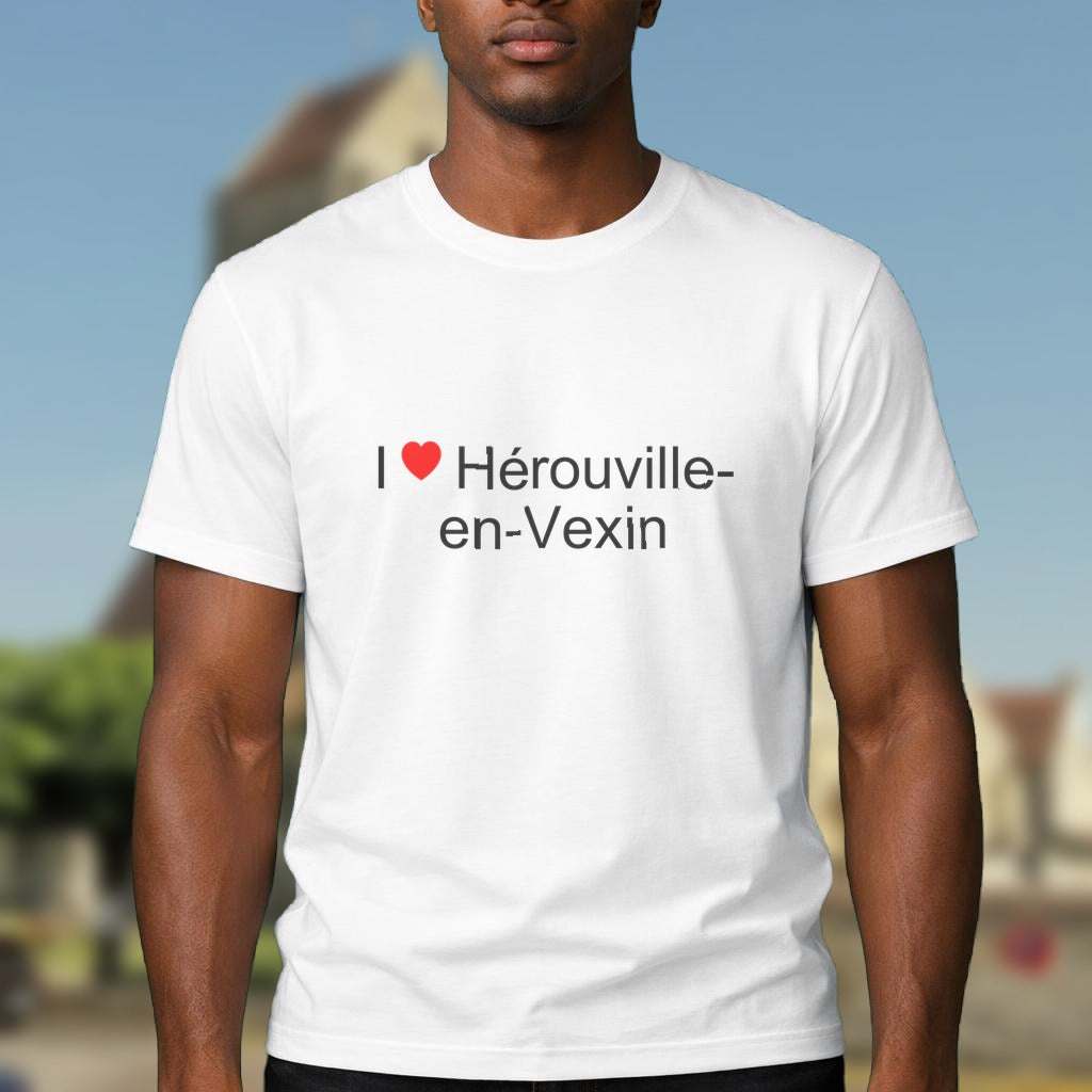 T-shirt I love Hérouville-en-Vexin