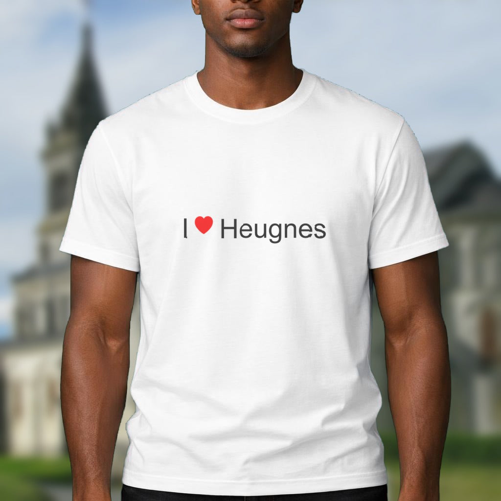 T-shirt I love Heugnes