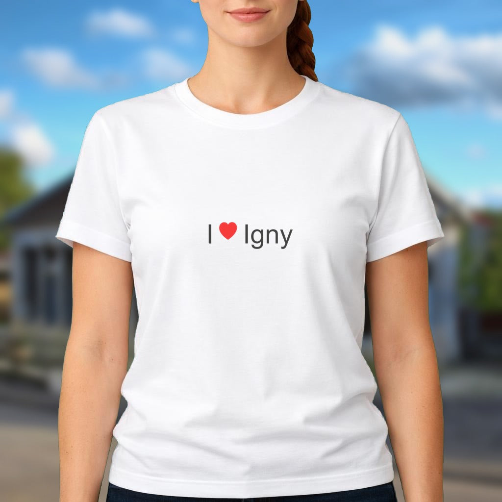 T-shirt I love Igny
