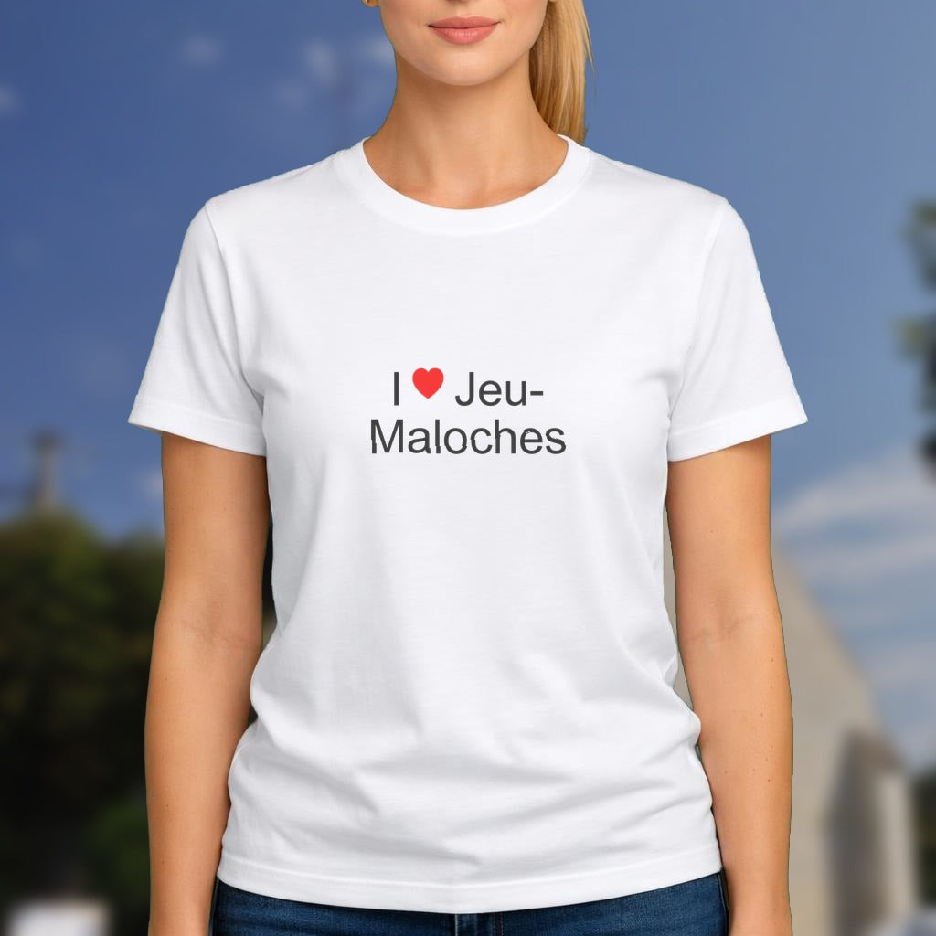 T-shirt I love Jeu-Maloches