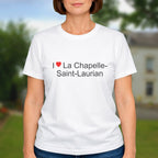 T-shirt I love La Chapelle-Saint-Laurian
