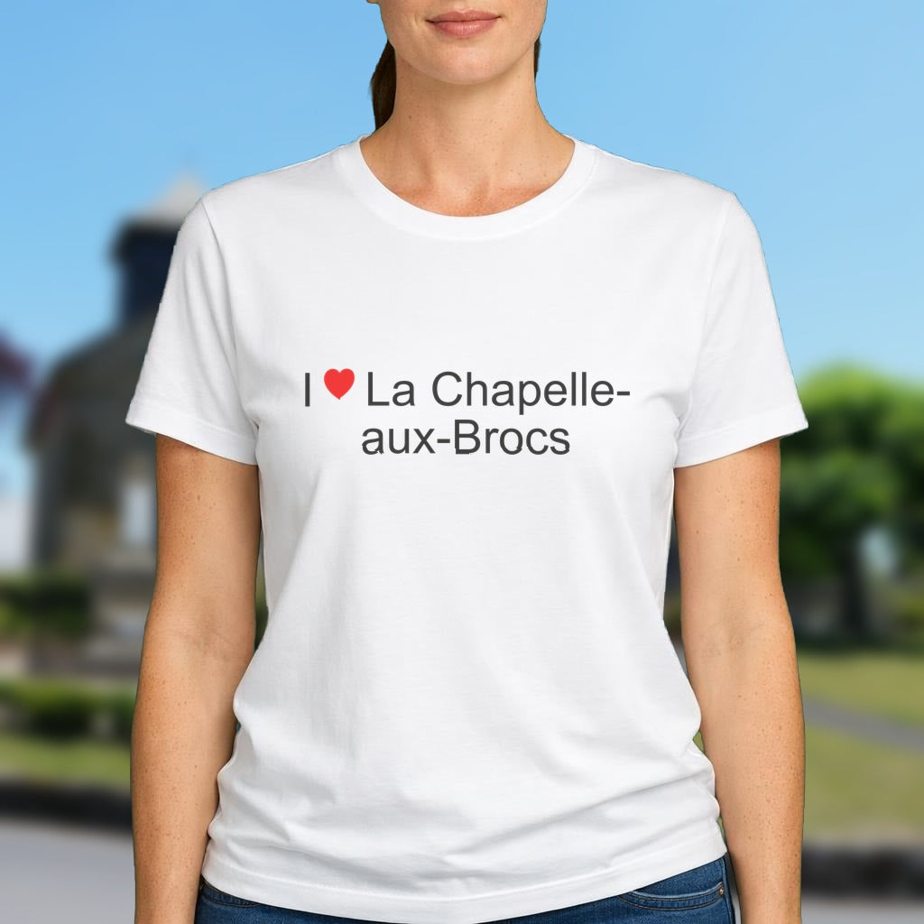 T-shirt I love La Chapelle-aux-Brocs