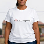 T-shirt I love La Chapelle porté