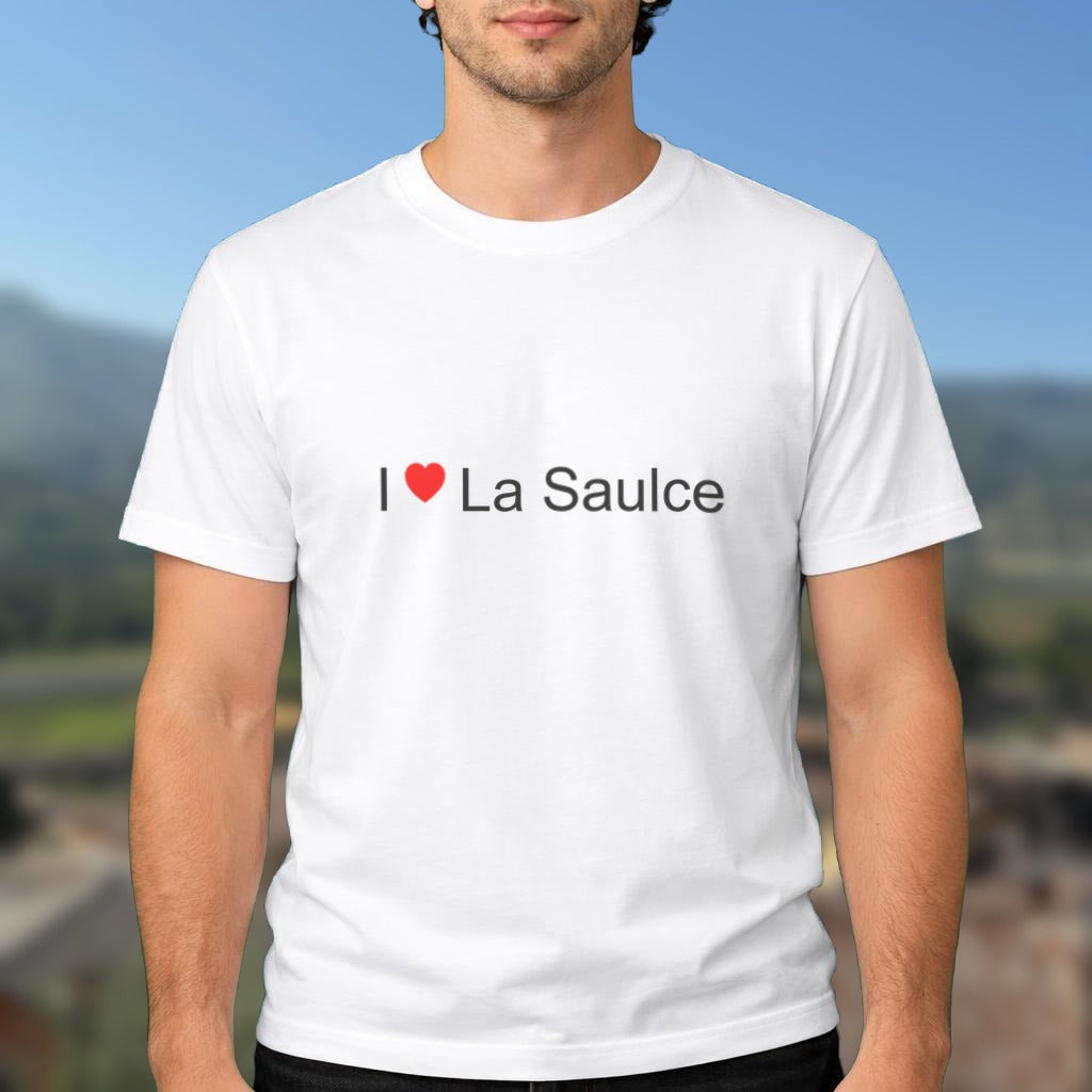 T-shirt I love La Saulce porté