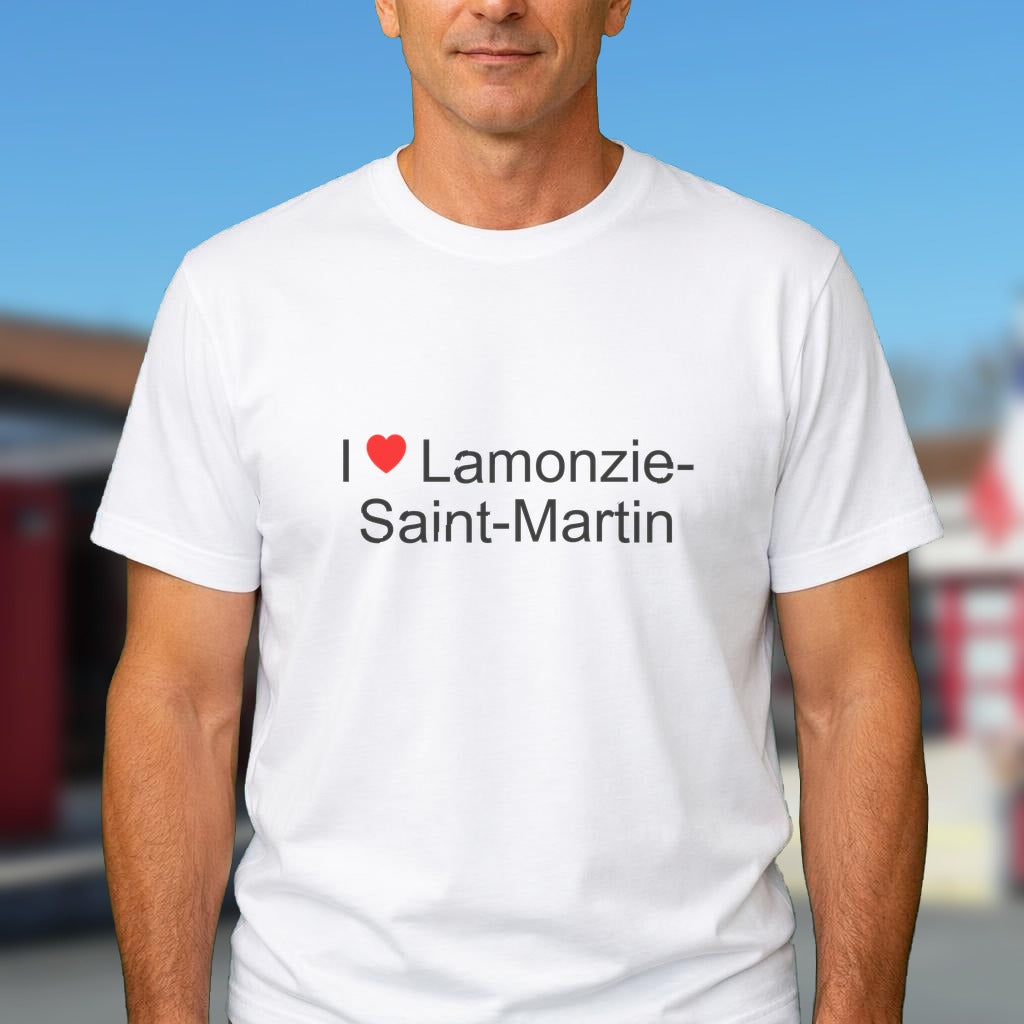 T-shirt I love Lamonzie-Saint-Martin