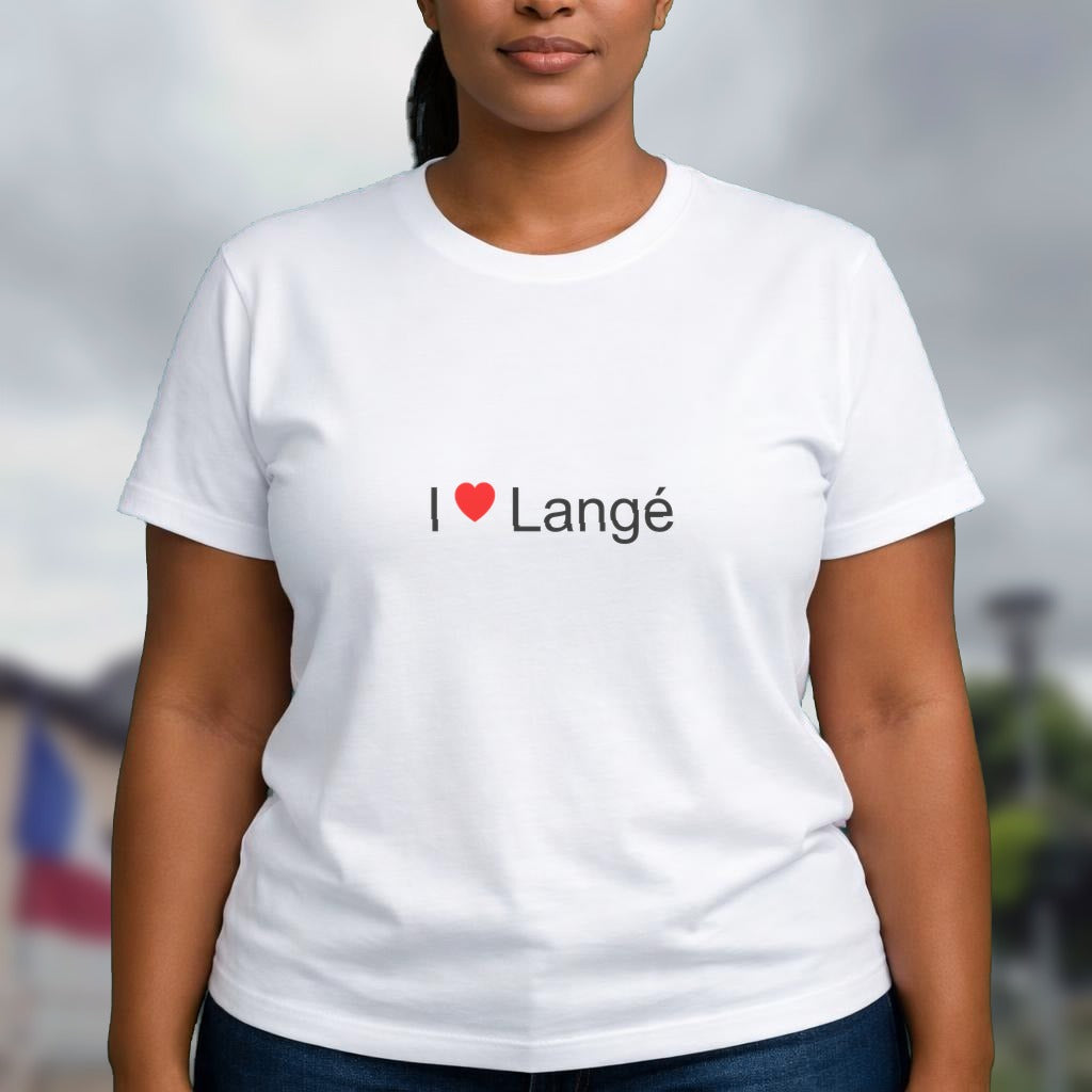 T-shirt I love Langé