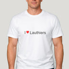 T-shirt I love Lauthiers