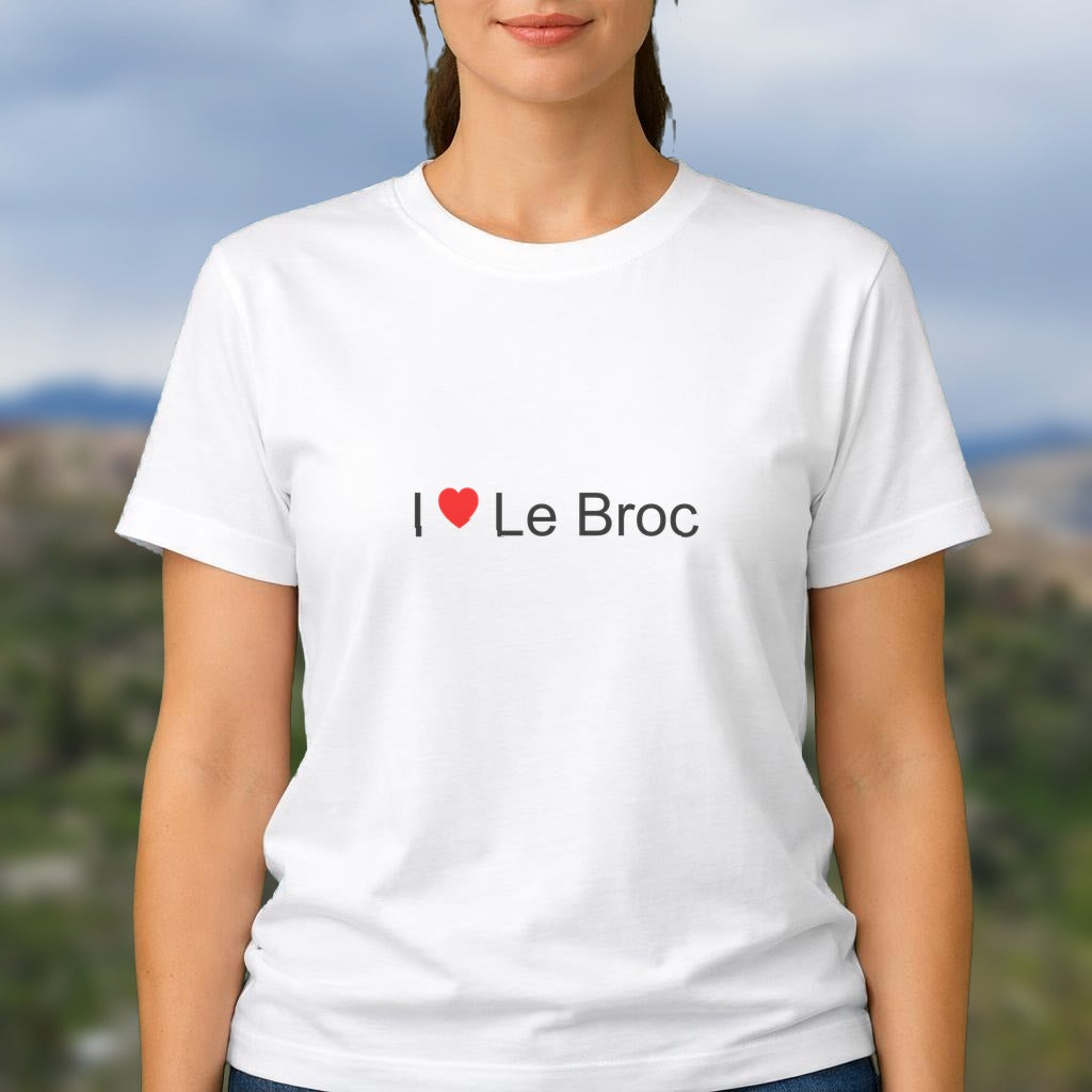 T-shirt I love Le Broc