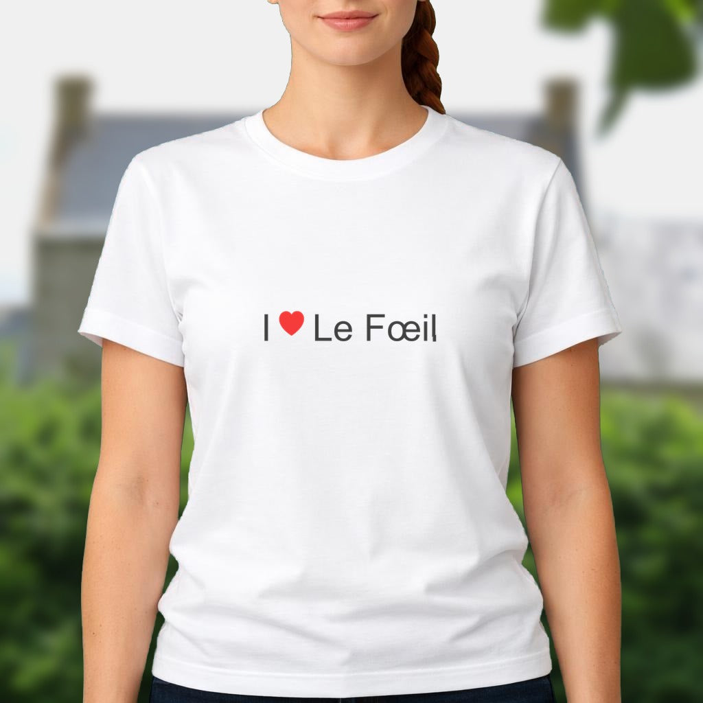 T-shirt I love Le Fœil