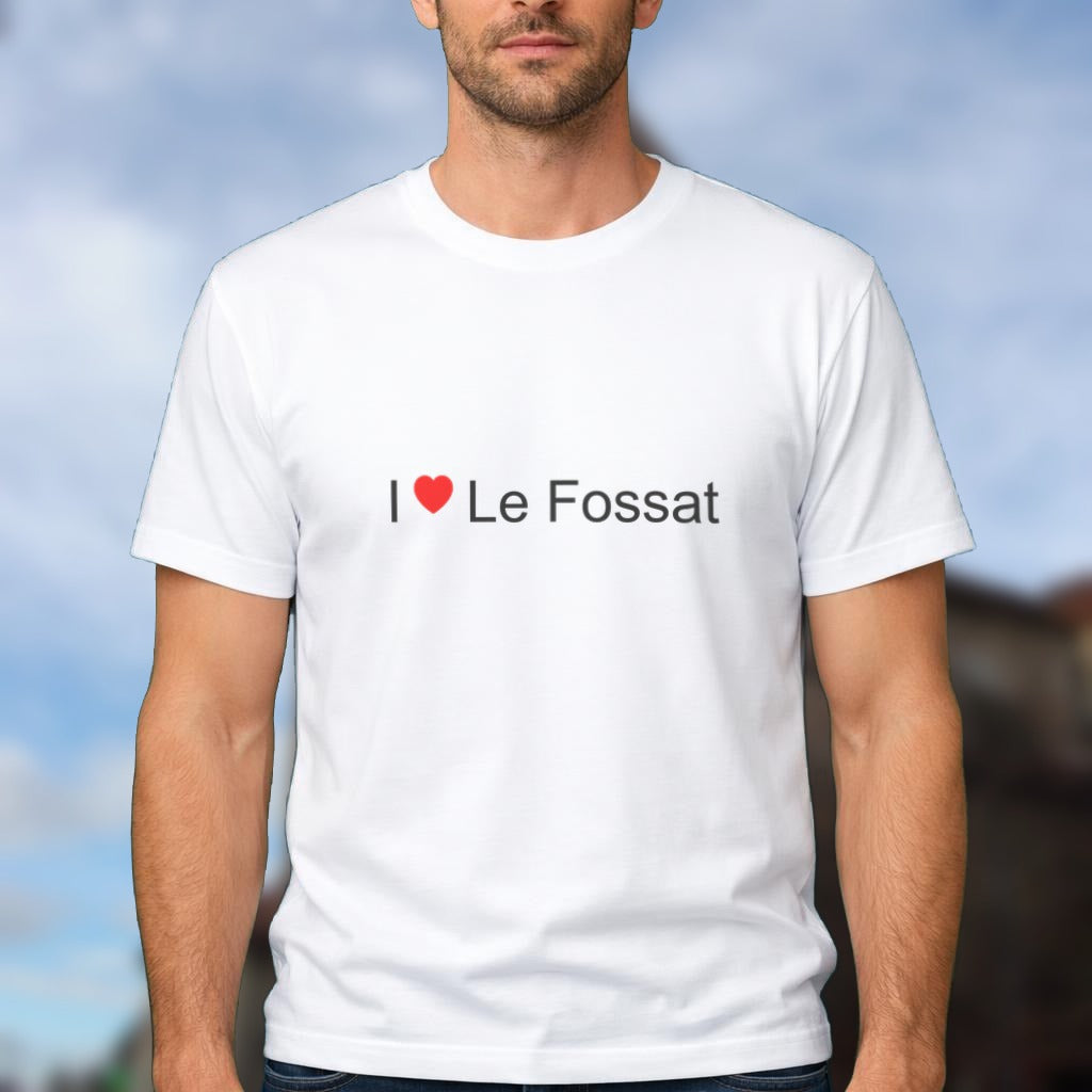 T-shirt I love Le Fossat porté