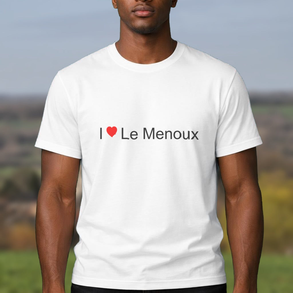 T-shirt I love Le Menoux