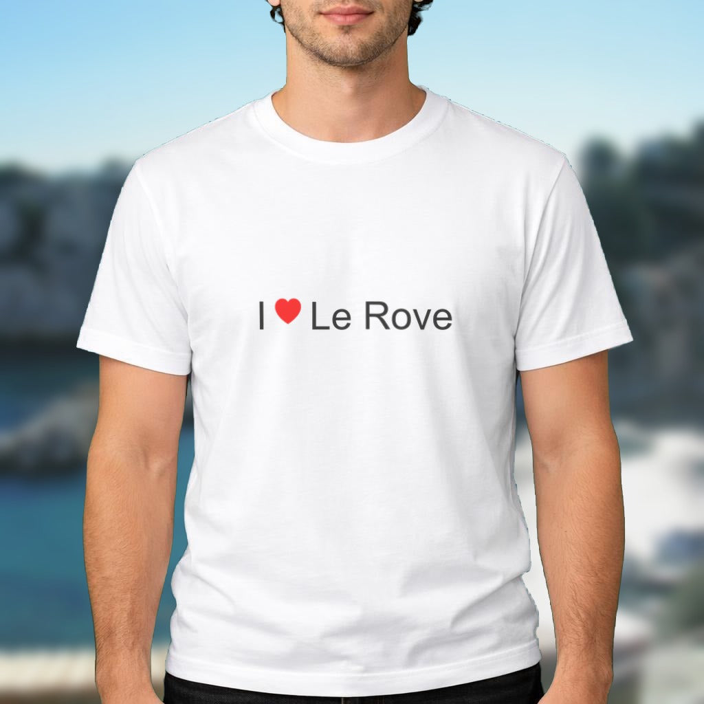 T-shirt I love Le Rove porté