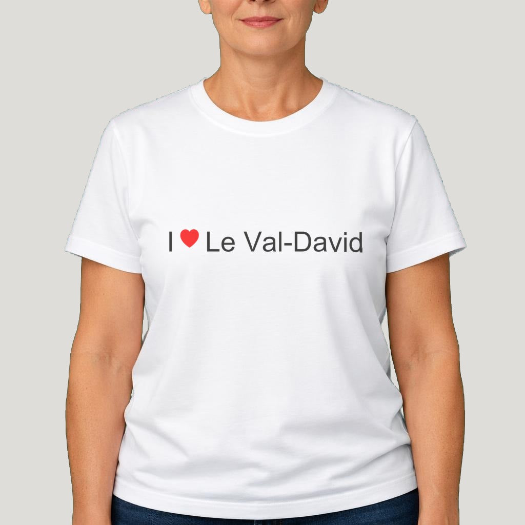 T-shirt I love Le Val-David