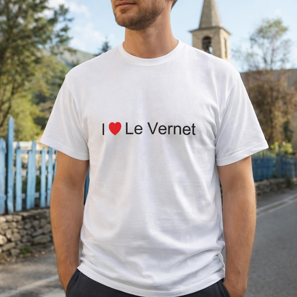 T-shirt I love Le Vernet (04)