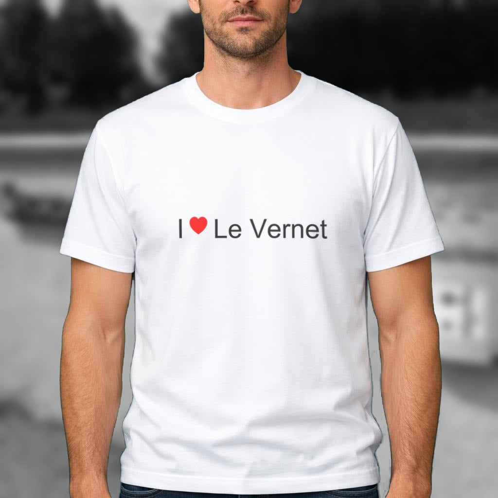 T-shirt I love Le Vernet porté