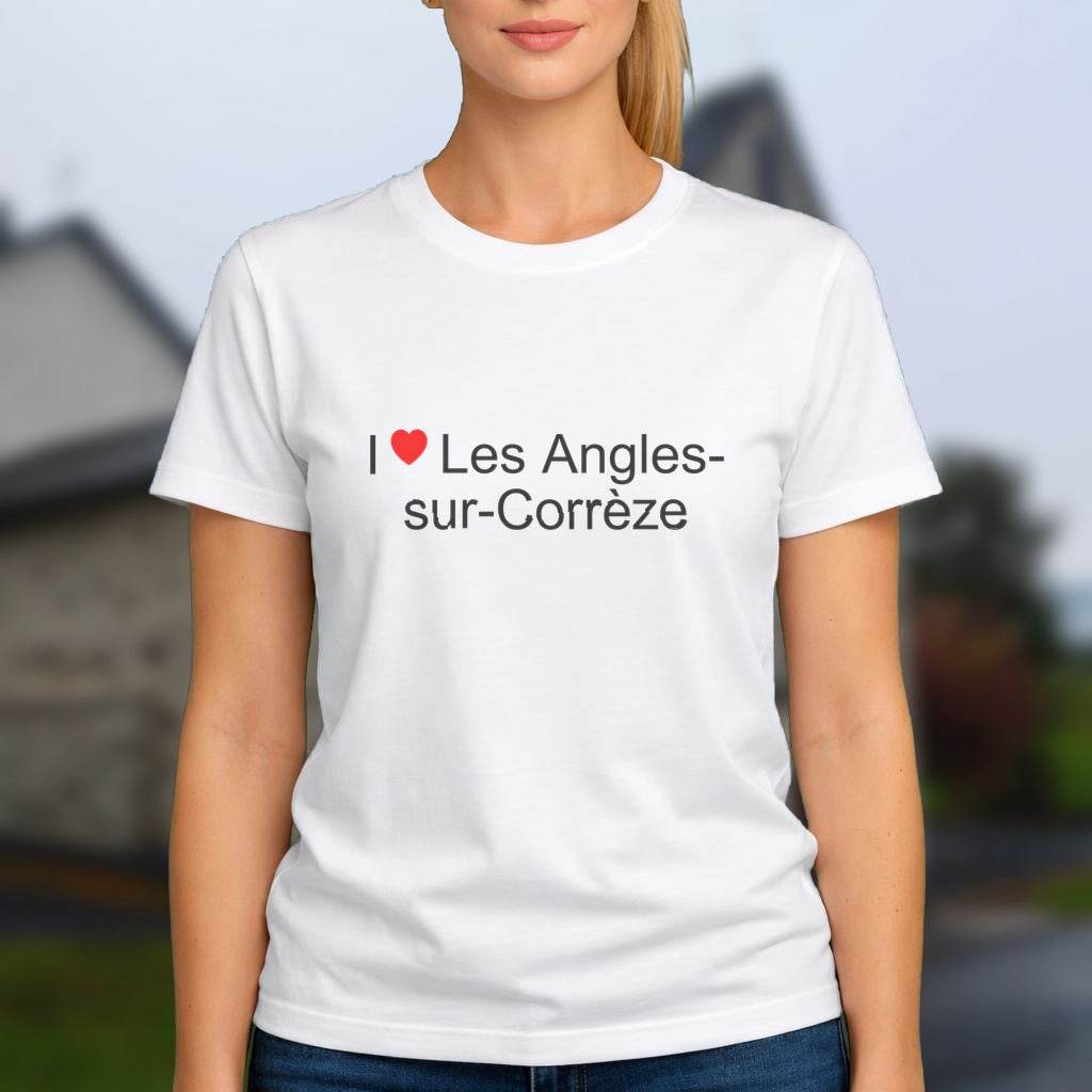 T-shirt I love Les Angles-sur-Corrèze