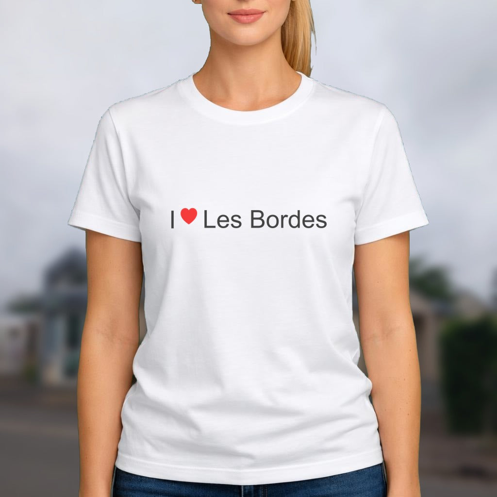 T-shirt I love Les Bordes (36)