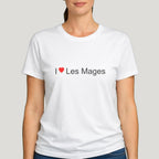 T-shirt I love Les Mages
