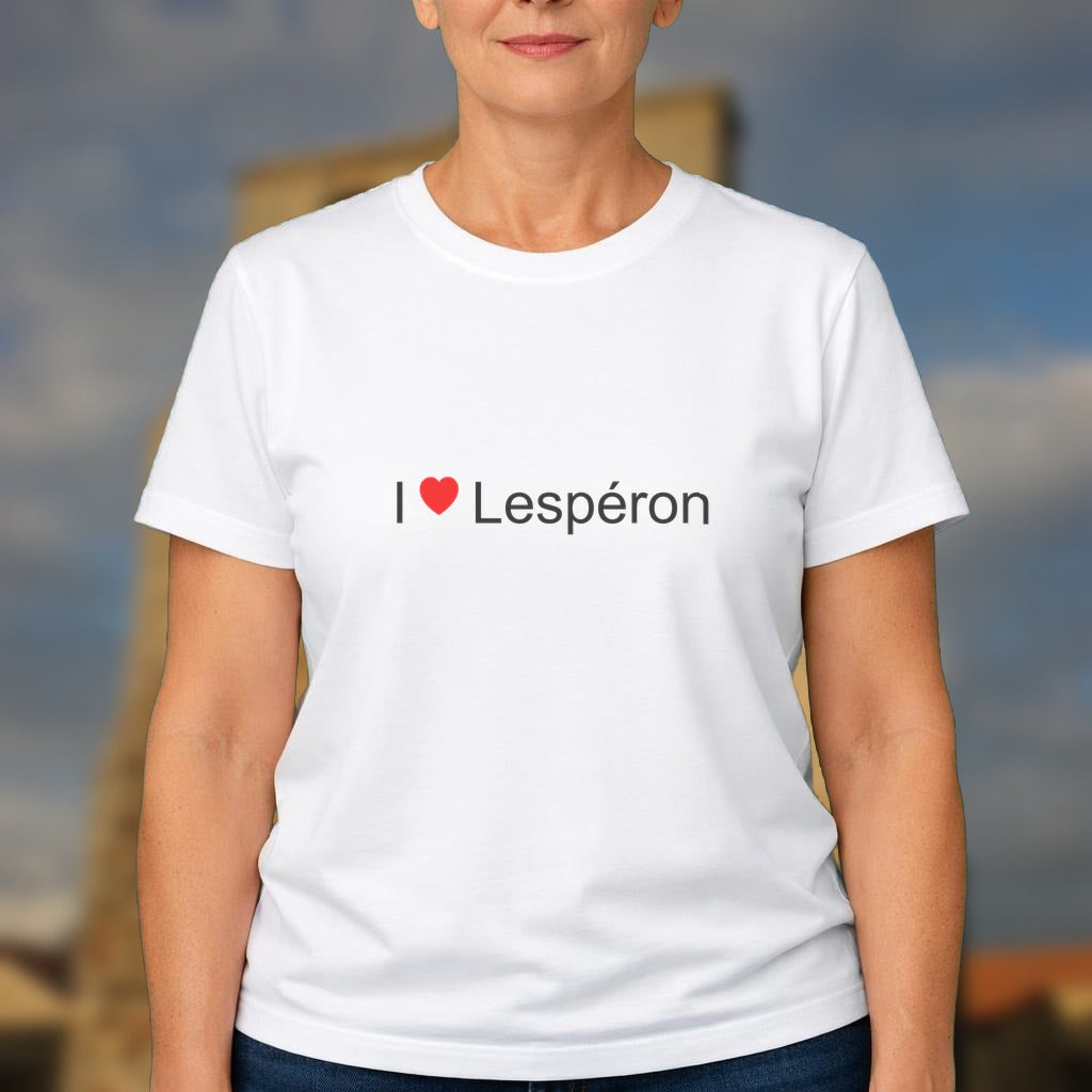 T-shirt I love Lespéron (07)