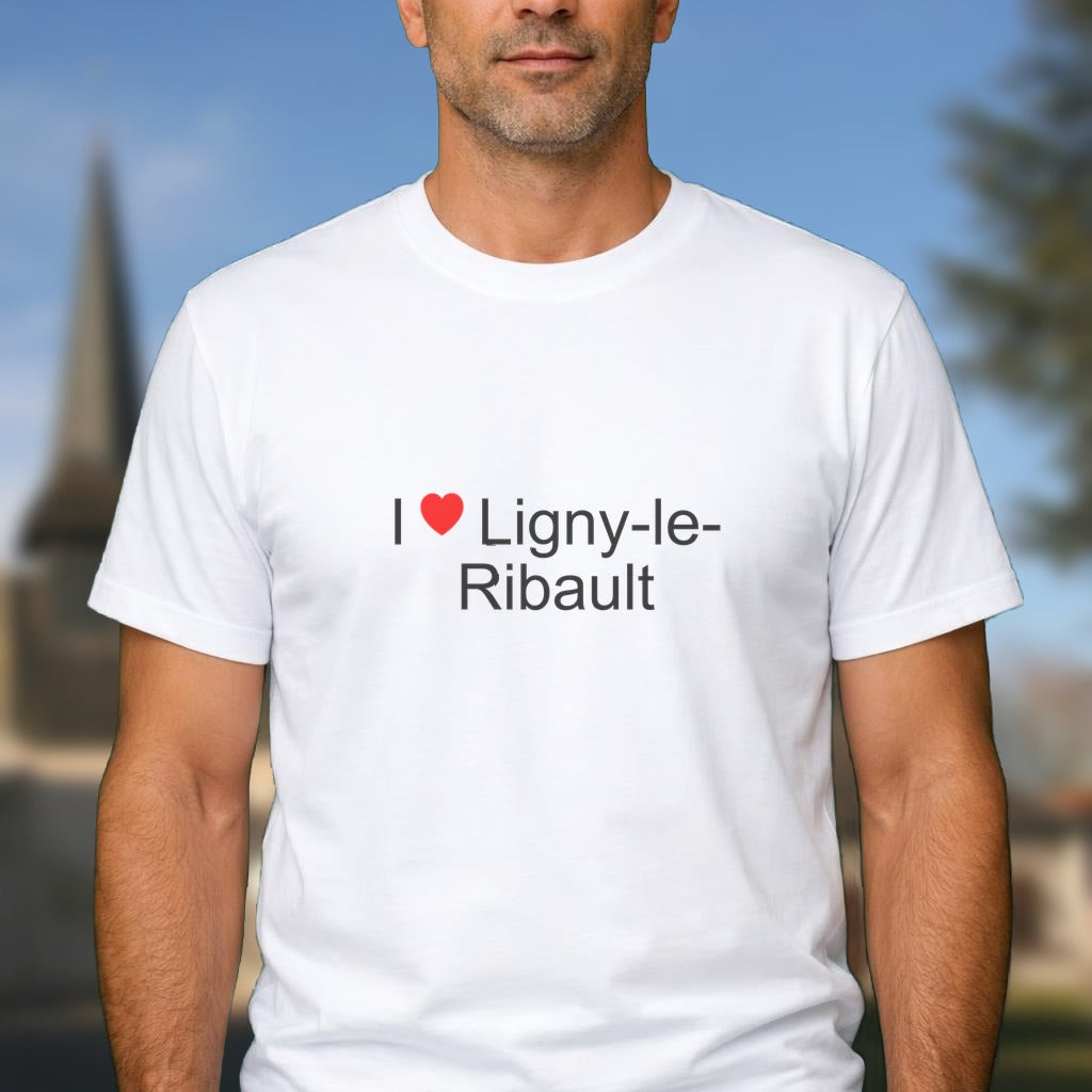 T-shirt I love Ligny-le-Ribault