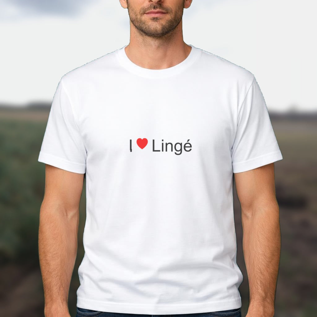 T-shirt I love Lingé