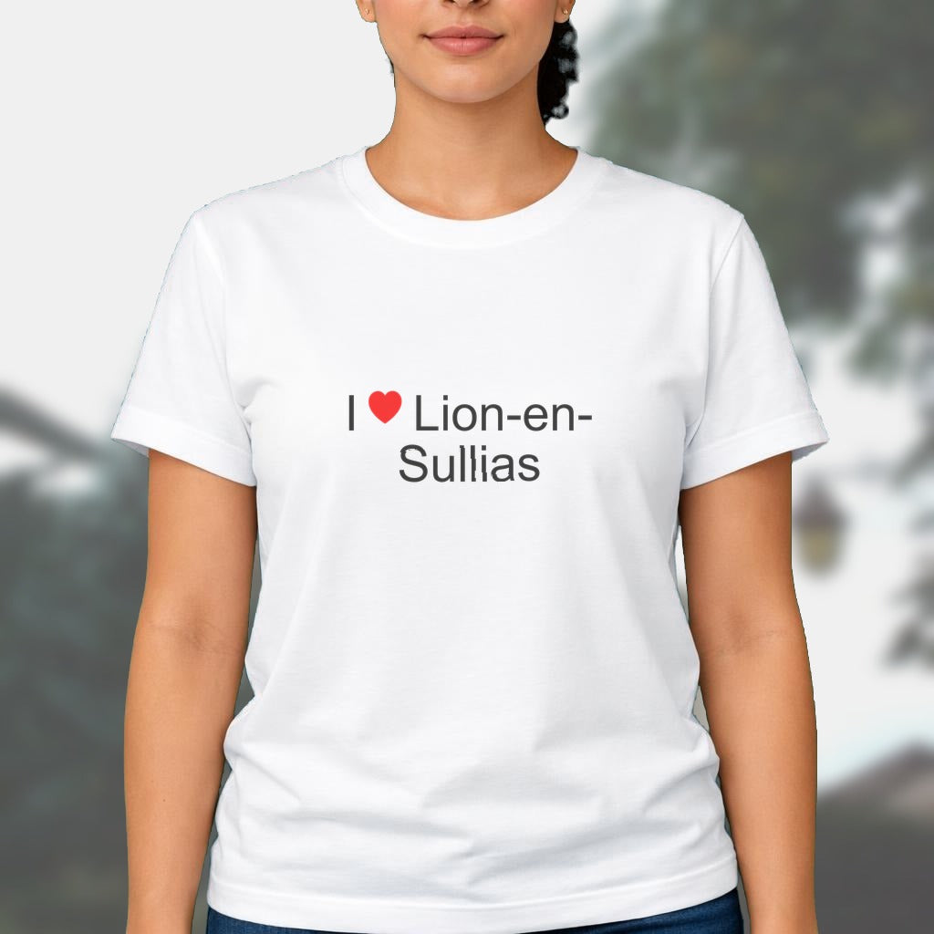 T-shirt I love Lion-en-Sullias
