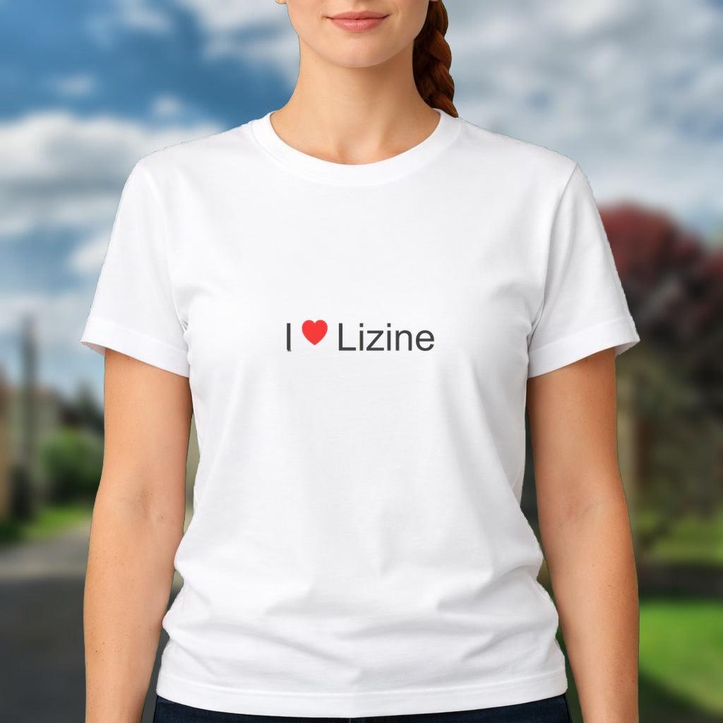 T-shirt I love Lizine