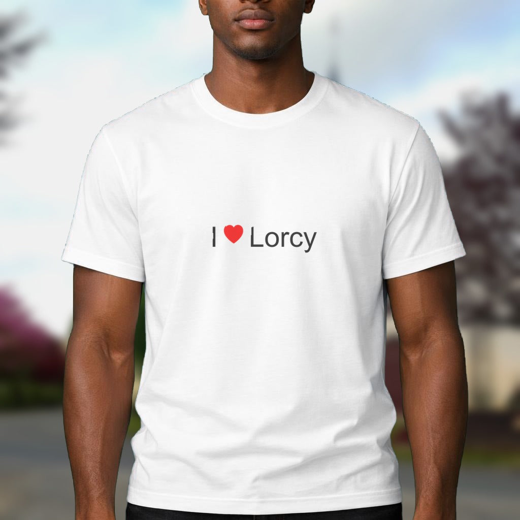 T-shirt I love Lorcy