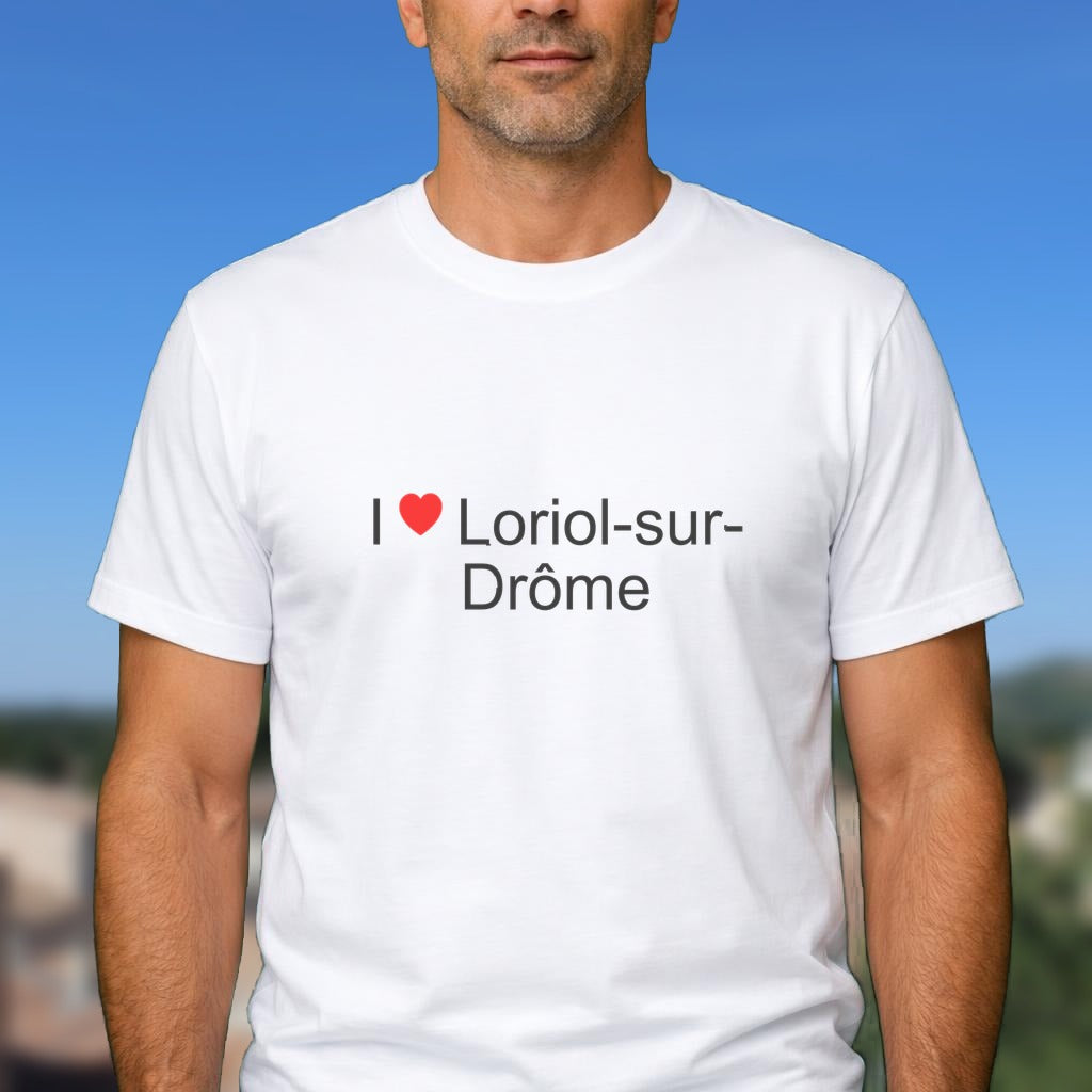 T-shirt I love Loriol-sur-Drôme