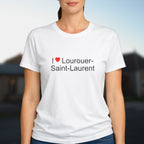 T-shirt I love Lourouer-Saint-Laurent