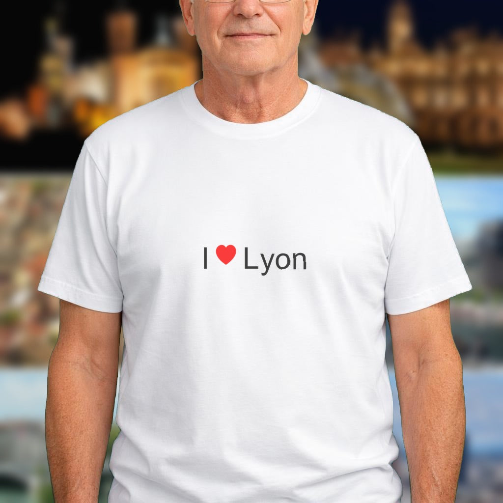T-shirt I love Lyon, Rhône — Citeeshirt
