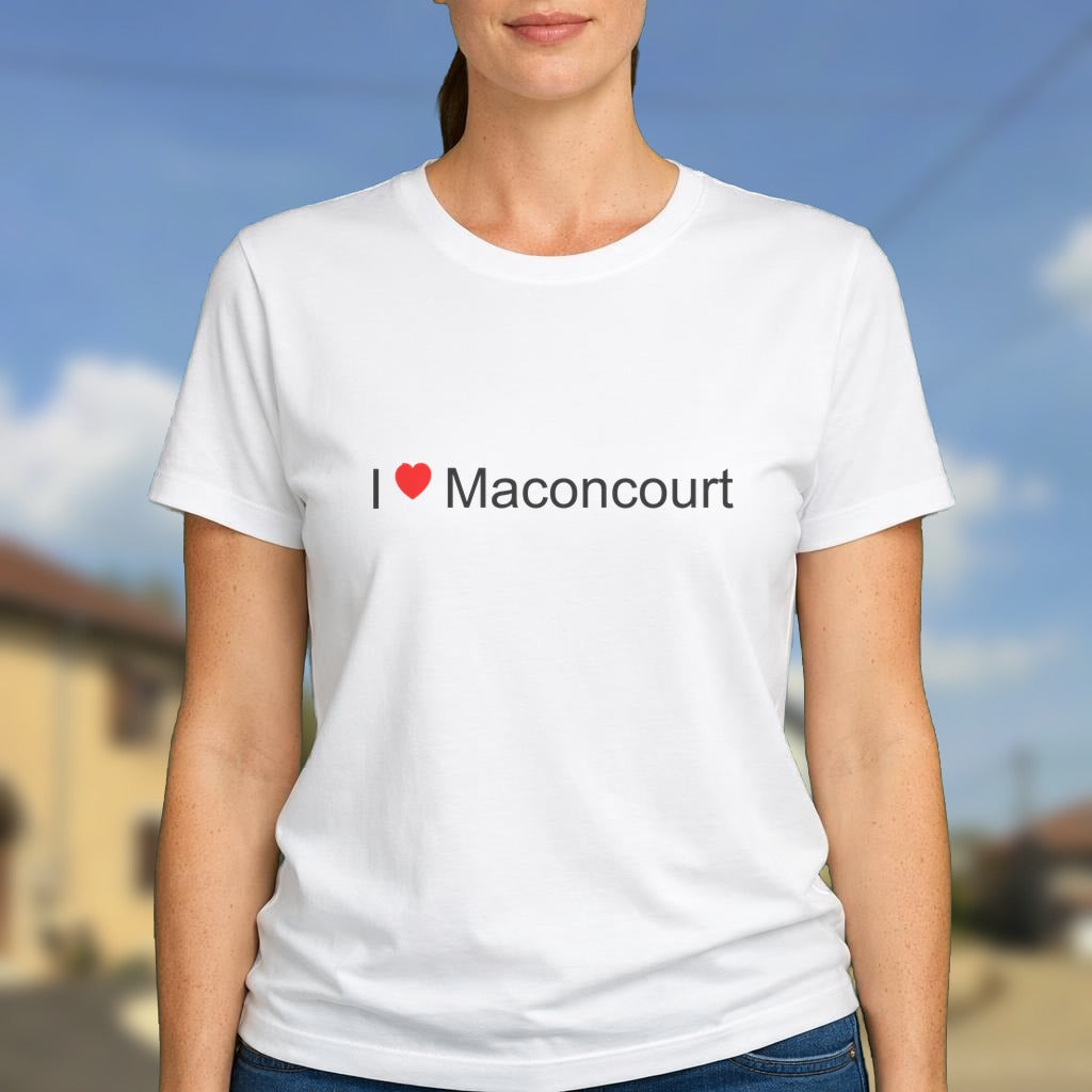 T-shirt I love Maconcourt