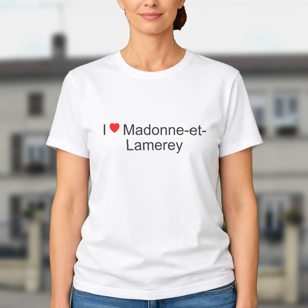 T-shirt I love Madonne-et-Lamerey